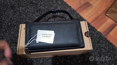 Pochette nera da donna coo & coo fashion