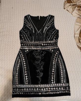 abito in velluto corto