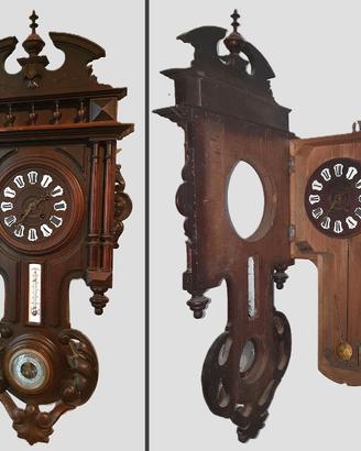 ANTICO OROLOGIO DA PARETE CON STAZIONE METEO