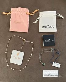 Collana Bronzallure + braccialetto Morellato