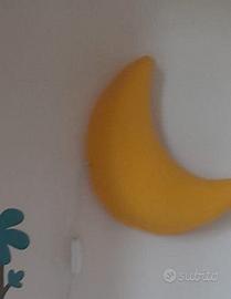 lampada a muro luna gialla