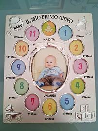 Cornice portafoto "il mio primo anno"