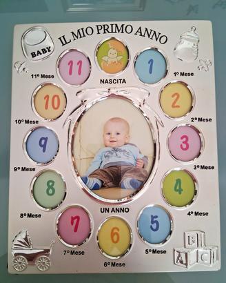 Cornice portafoto "il mio primo anno"