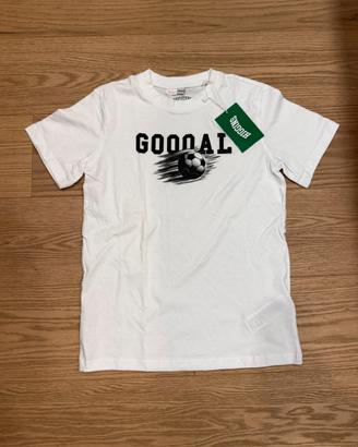 T-shirt bambino higgins bianca nuova 146/152