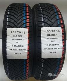 2 gomme 155 70 13 kleber br323
