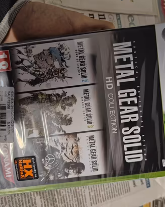 metal gear solid hd collection xbox 360 sigillato