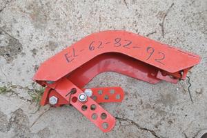 Coppia slitte per zappatrici KUHN tipo EL 62-82-92