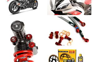 Yamaha R6 scarico pedane centralina plexi frizione