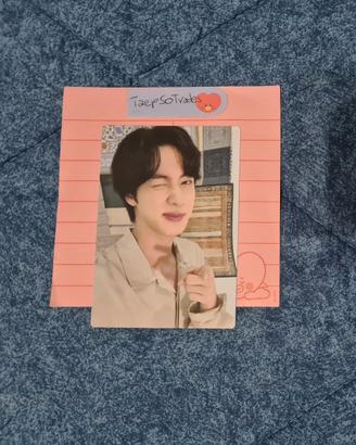 BTS PTD Jin Special Mini Photocard