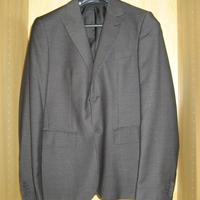 Completo grigio gessato spezzato taglia 46