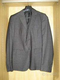 Completo grigio gessato spezzato taglia 46