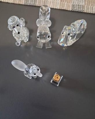 Oggetti Swarovski con parti mancanti