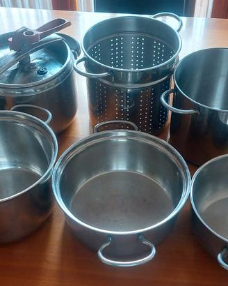 SET PENTOLE  con pentola a pressione