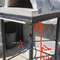 Forno a gas in pietra 1 pizza ( Autocostruito )