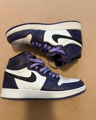 Jordan 1 high viola taglia 38,5