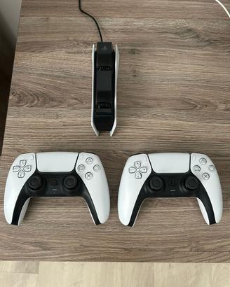 2 Dualsense per ps5 con doppia base di ricarica
