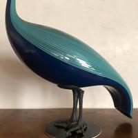 Mario Ticcò pavone vetro di murano VEART