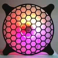 Griglia decorativa ventola PC RGB 120mm Honeycomb