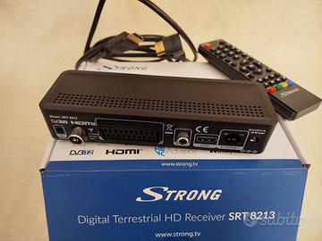DECODER DIGITALE TERRESTRE HD RECEIVER SRT8213 NUO