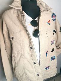 Bomber Velluto a coste con patch BOXY FIT