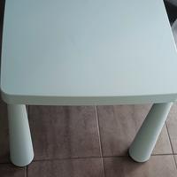 tavolino ikea mammut azzurro