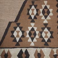 Grande tappeto kilim anni '70 - lana - 260x210cm