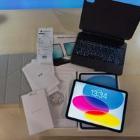 iPad A16 128gb + Magic Keyboard + Custodia