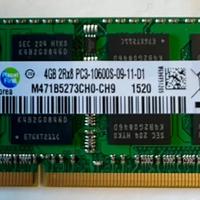 Modulo RAM DDR3 per notebook da 4Gb 1333Mhz