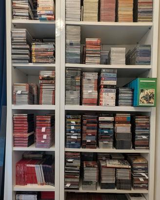 collezione CD di musica classica, DVD, VHs