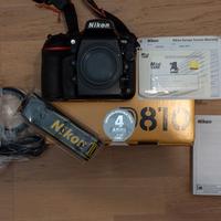 Fotocamera Nikon D810 Italia Nital card