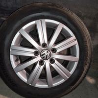 Cerchi In Lega 15" Golf 5/6/7 Gomme Hankook 205/60