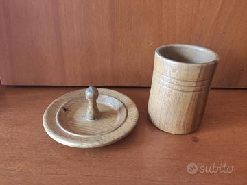 Set da scrivania in legno