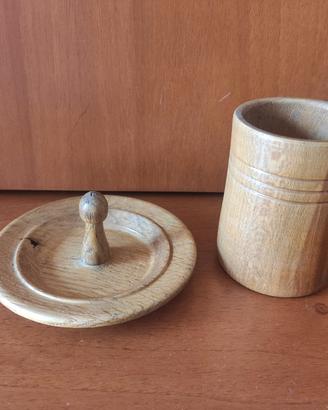Set da scrivania in legno