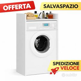 Mobile Coprilavatrice Salvaspazio Bagno Copertura 