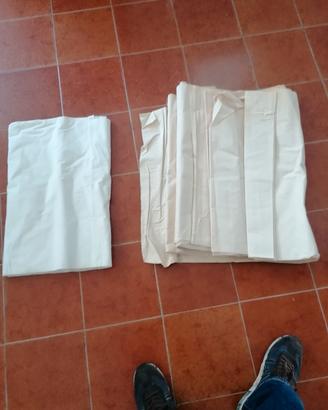 TELI IN COTONE TESSUTI A MANO