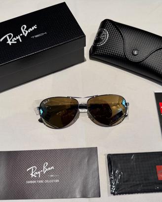 RAY-BAN Pilot Carbon Tech Polarized Gunmetal