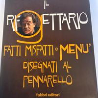 LIBRO IL RICETTARIO DI UGO TOGNAZZI CON AUTOGRAFO