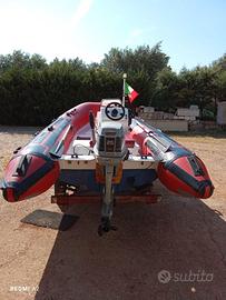 Gommone 450 con motore e carrello