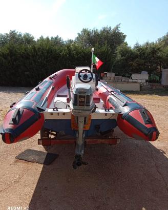 Gommone 450 con motore e carrello
