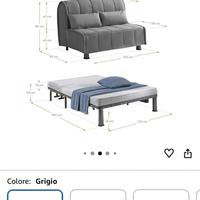 divano letto misure introvabili!