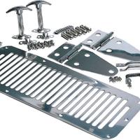 Kit cofano cromato 78-95 Jeep CJ/Wrangler YJ