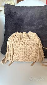 pouch bag beige