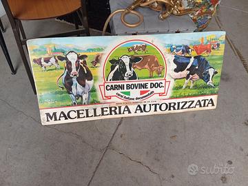 Tabelle Insegna Macelleria Autorizzata cm 98x44