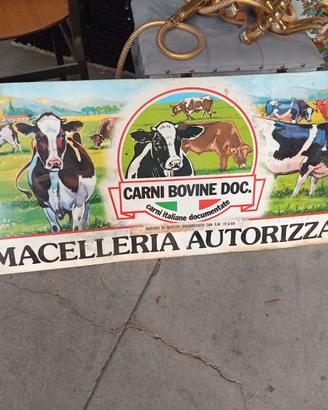 Tabelle Insegna Macelleria Autorizzata cm 98x44