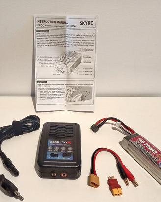 caricabatteria drone/gimbal + batteria LiPo