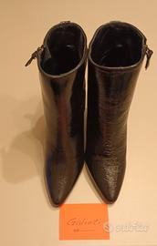 Galieti stivaletti in pelle vernice nera