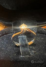 Anello Recarlo in oro bianco e diamnate da 0,26 ct