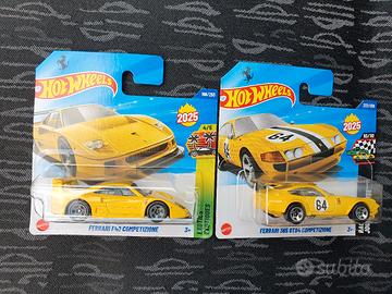 hot wheels Ferrari F40 e Ferrari 365 GTB Daytona