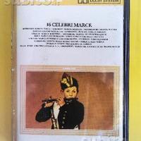 16 CELEBRI MARCE - musicassetta anni '70