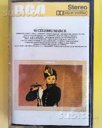 16 CELEBRI MARCE - musicassetta anni '70